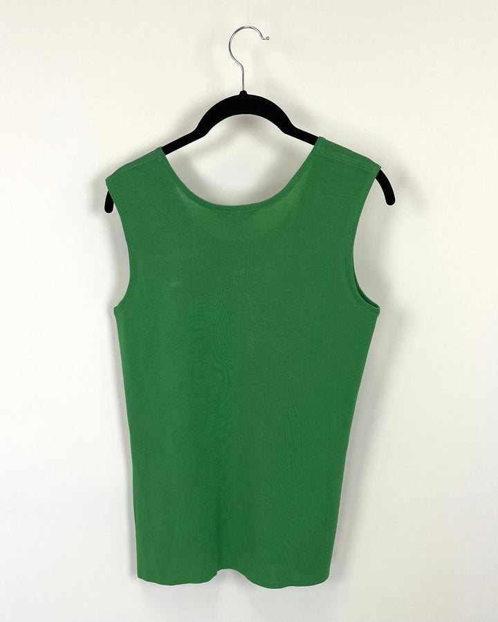 Green Knit Tank Top - Size 2/4