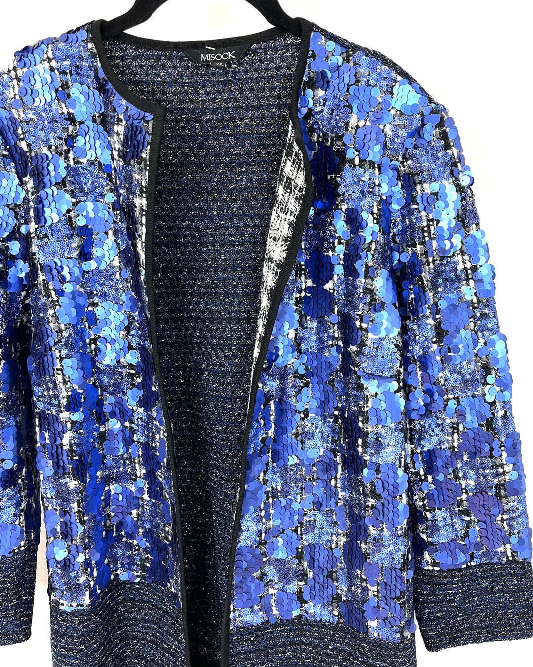 Blue Sequin Jacket - Size 2-4