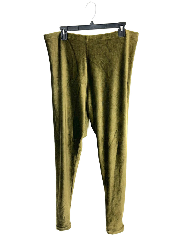 Velvet Olive Leggings - Size 18W/20W