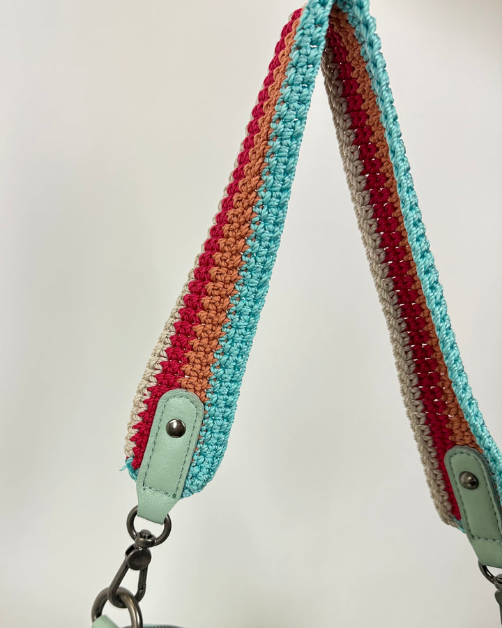 Mint Green Leather Bag