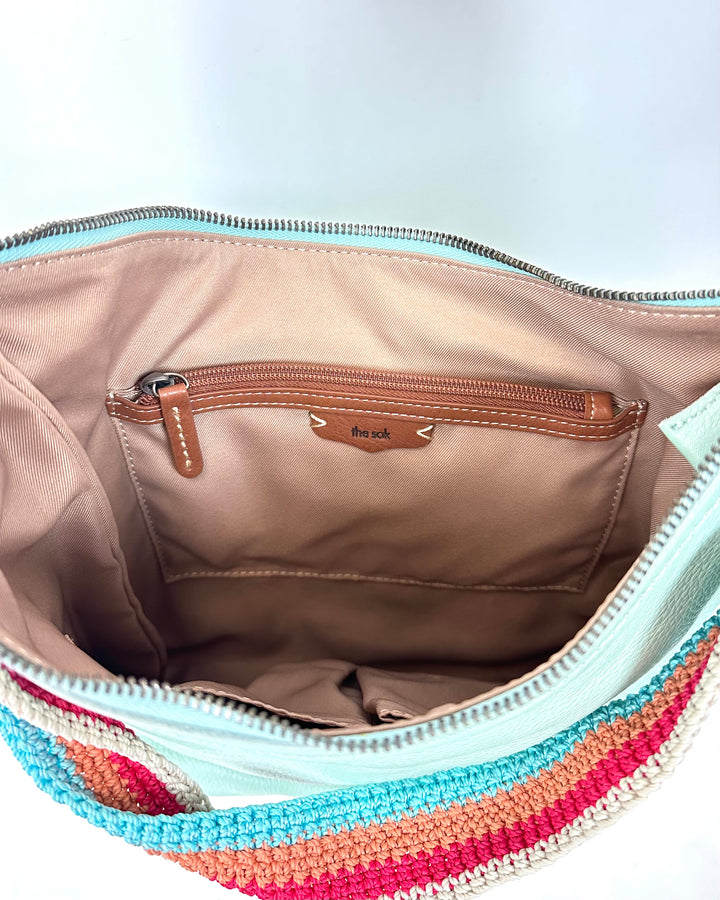 Mint Green Leather Bag