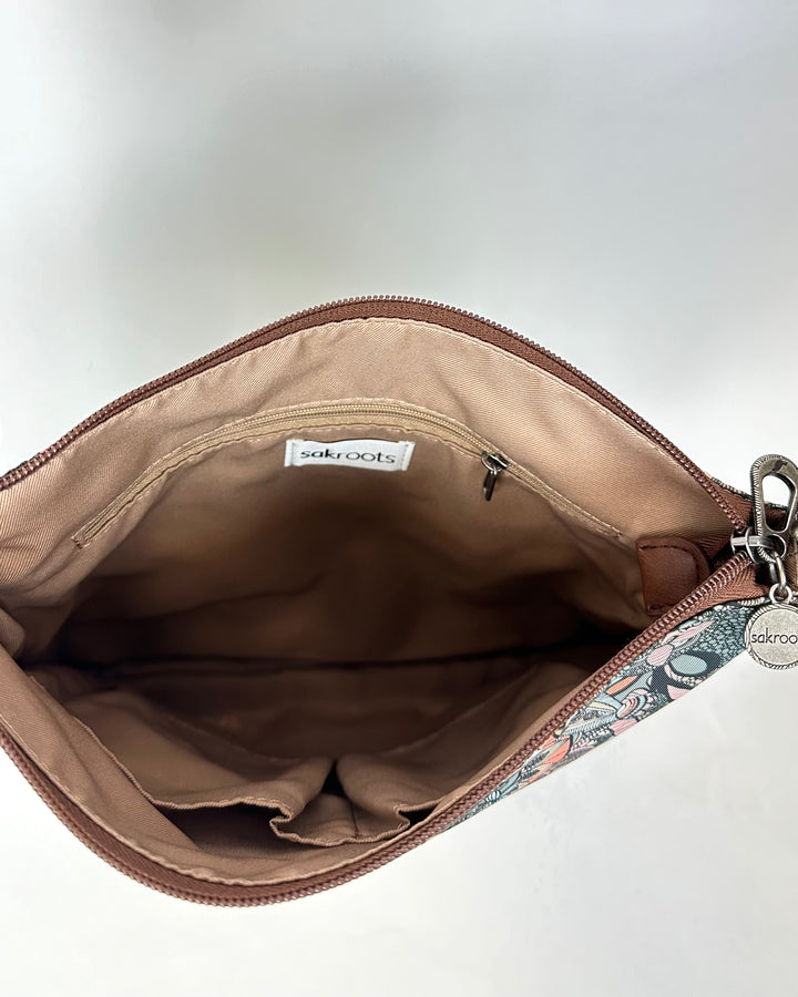 Multicolor Abstract Crossbody Bag