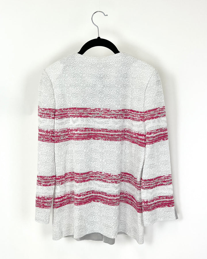 Pink And Gray Zip Up - Size 2/4