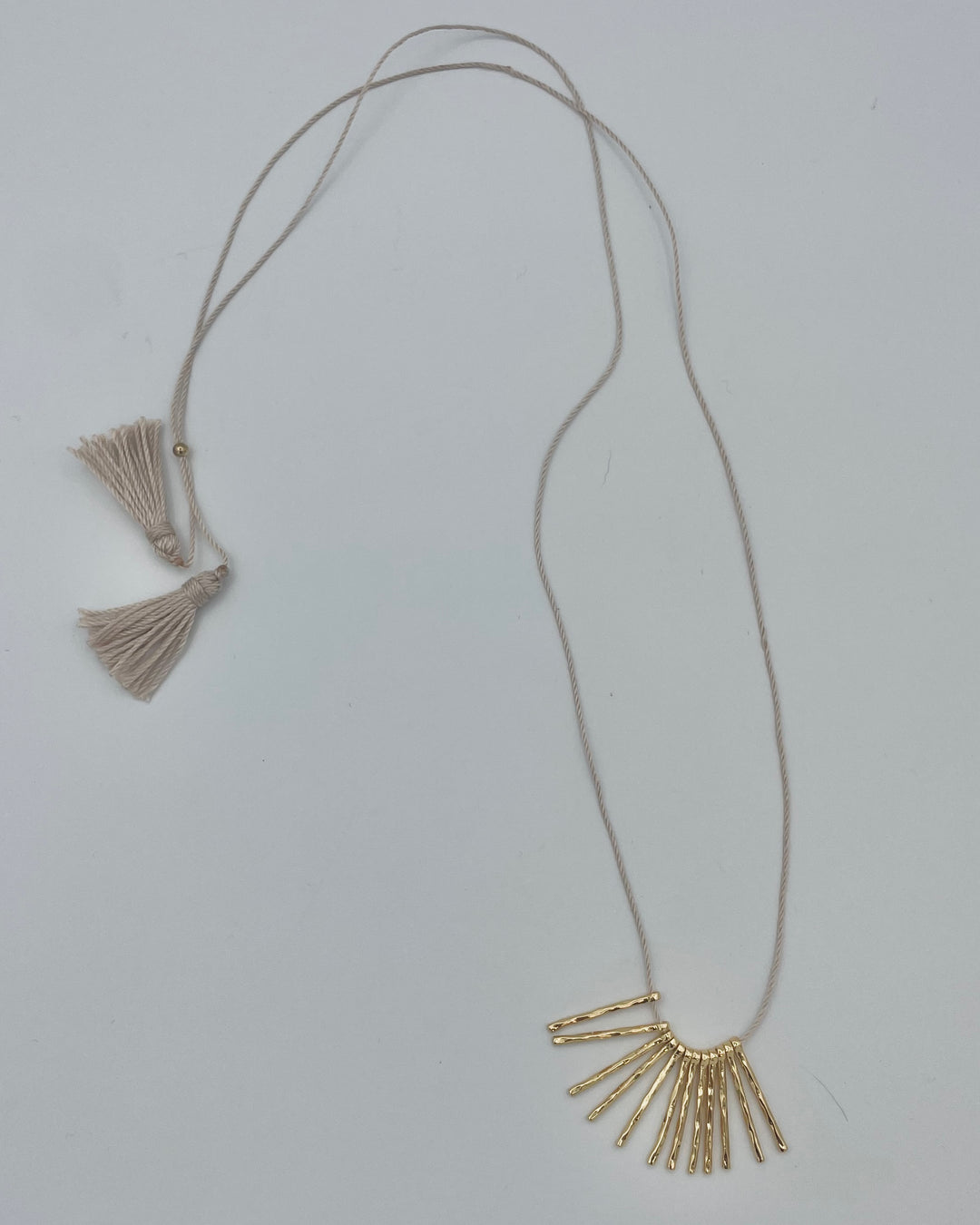 Taupe and Gold Necklace