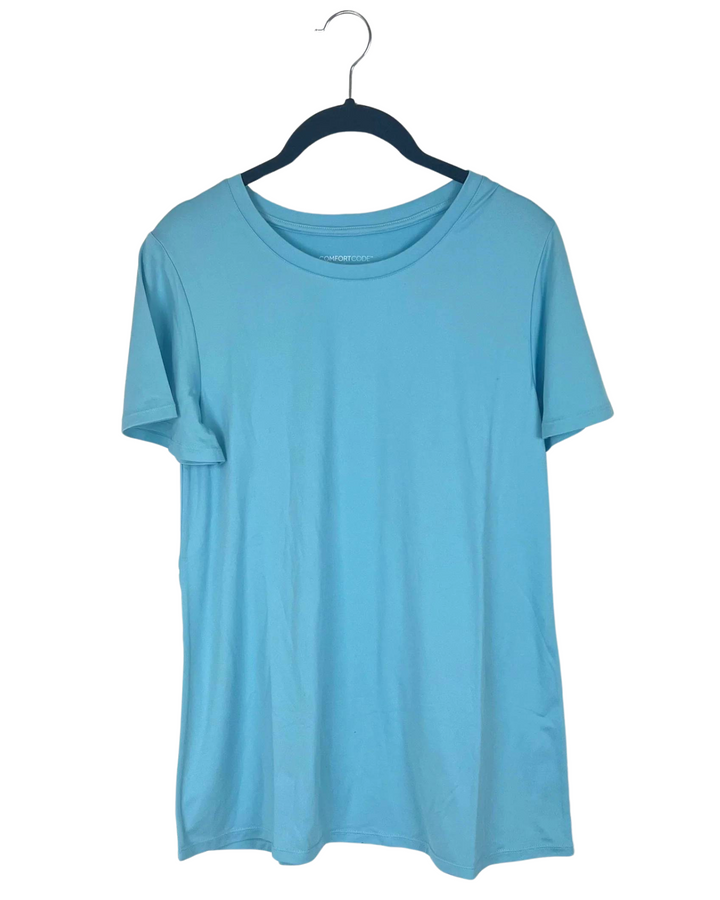 Light Blue Short Sleeve T-Shirt - 6/8