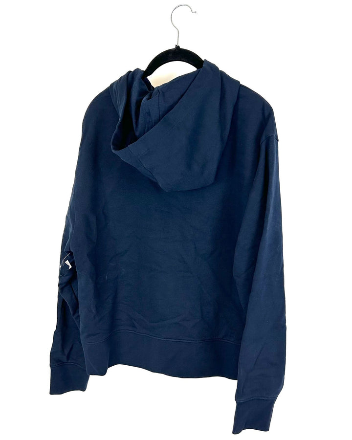 Navy Blue Logo Hoodie - Small