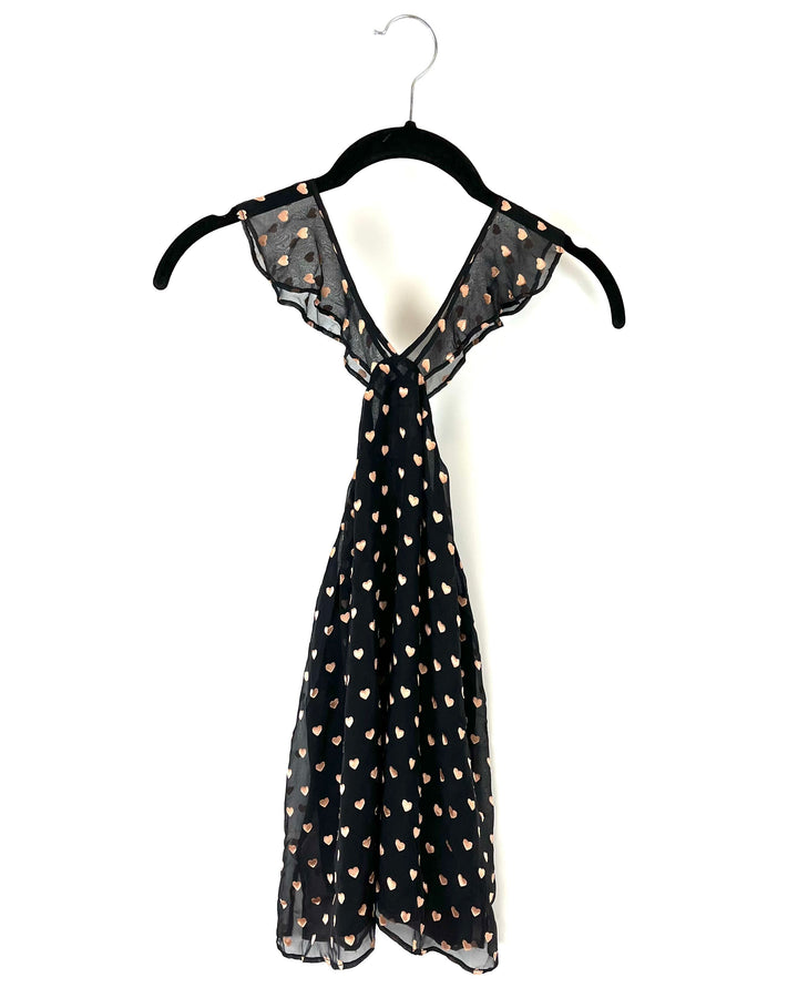 Black Heart Blouse - Size 2-4