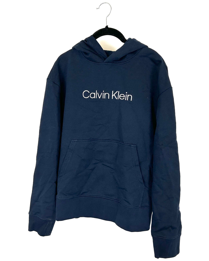 Navy Blue Logo Hoodie - Small