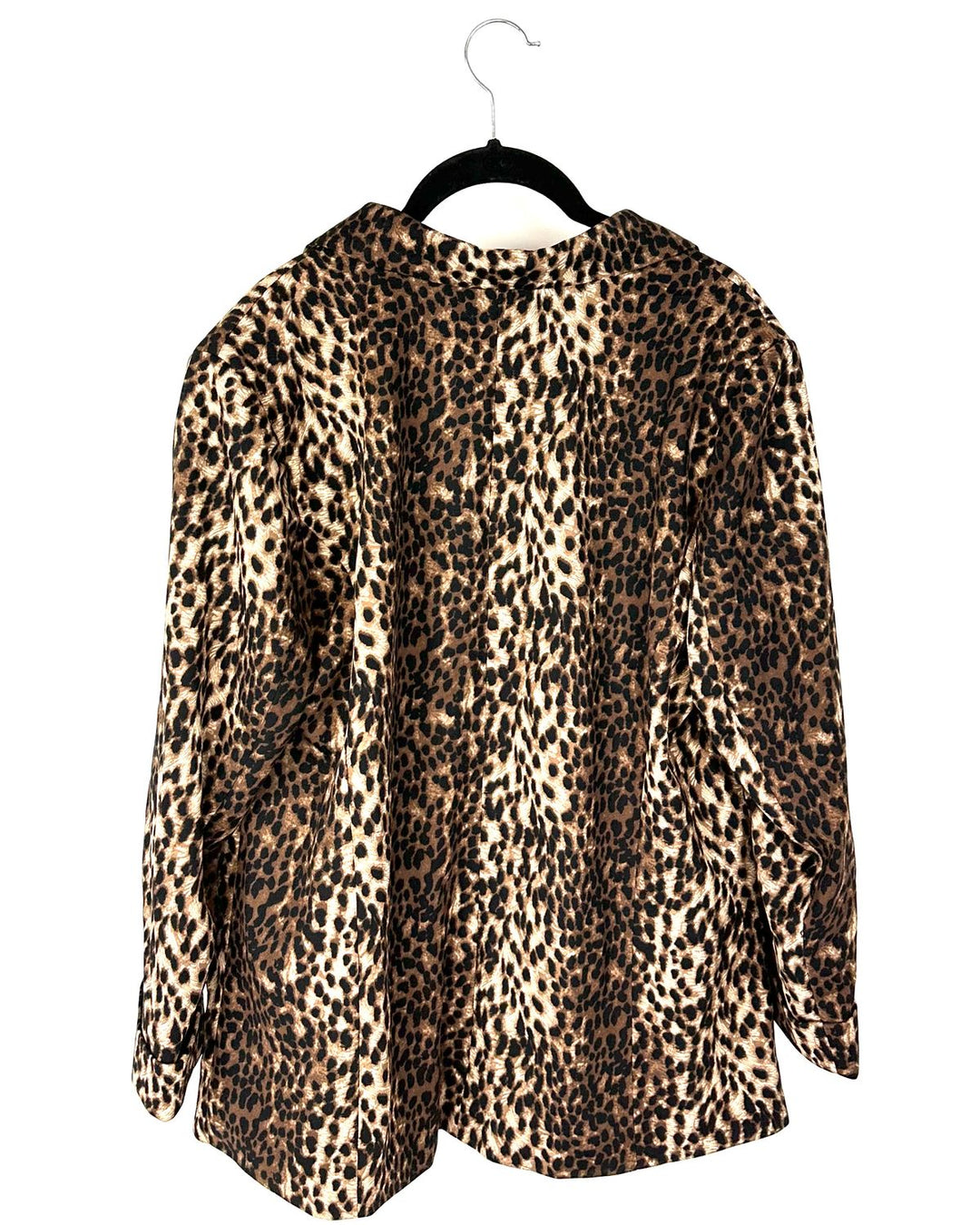 Leopard Print Blazer - Size 10-12