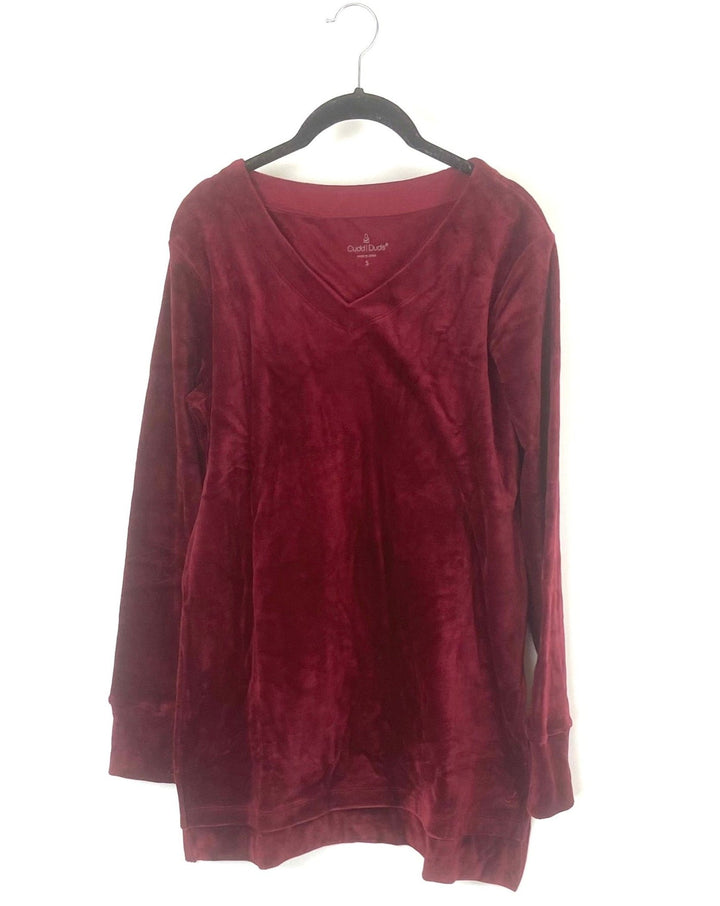 Red Velvet Top - Sizes 2/4