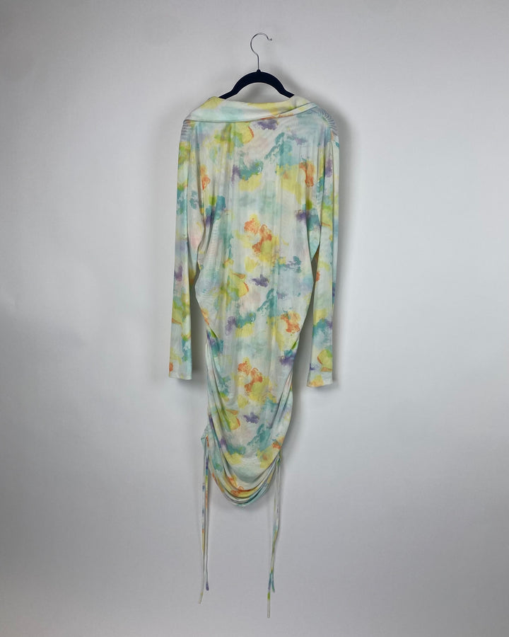 Multicolor Mesh Dress - 0X, 1X