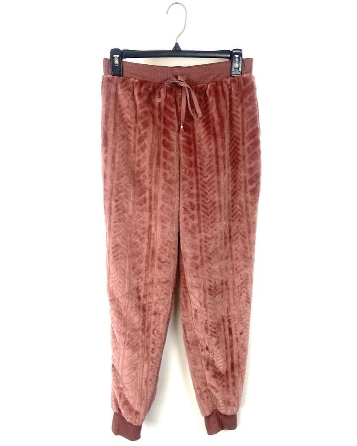 Soft Pink Fleece Pants - Extra Small, Small and 1X
