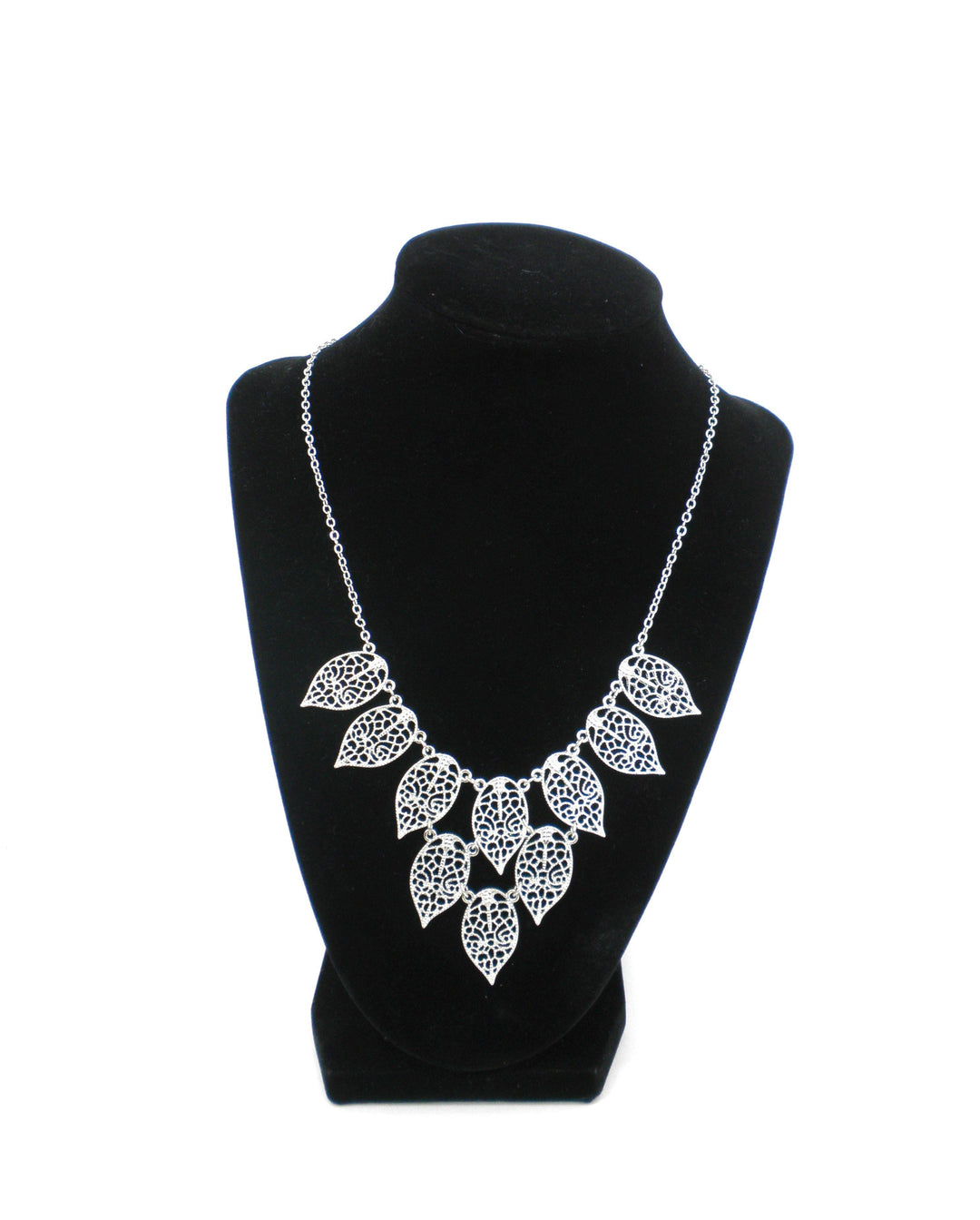 Silver Leaves Necklace - The Fashion Foundation - {{ discount designer}}