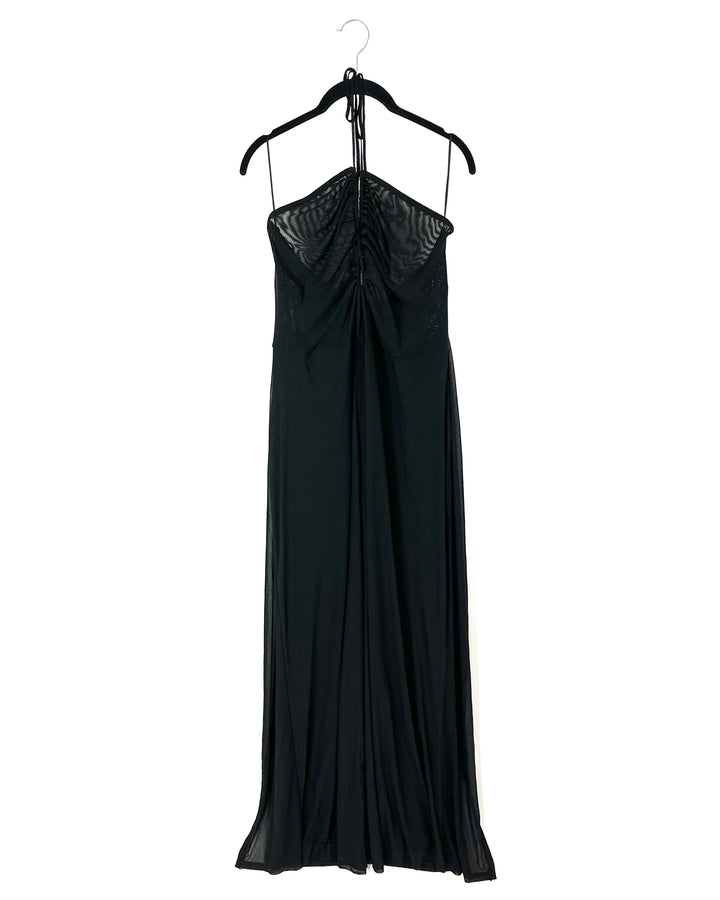 Black Halter Jumpsuit - Size 18/20 and 26/28