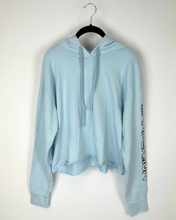 Light Blue Hoodie - Extra Small, Small And Medium
