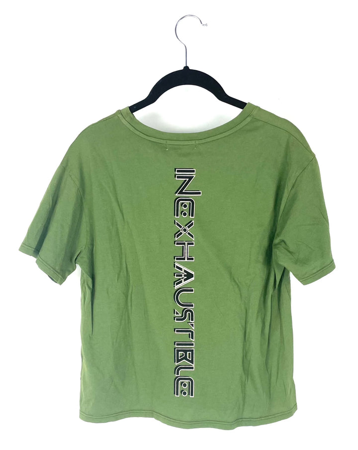 Green Short Sleeve Top - Size 0 and 2