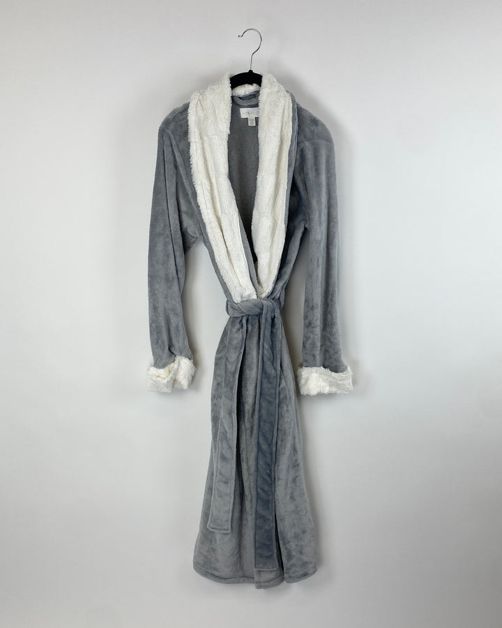 Grey And White Robe - Small