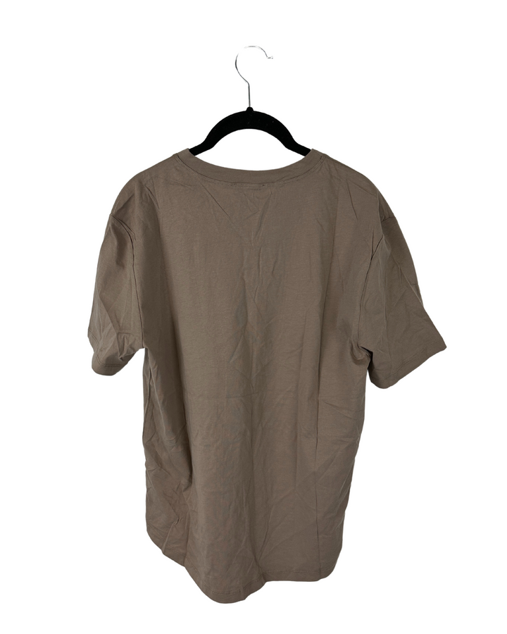 MENS Mocha T-Shirt - Extra Small and Small