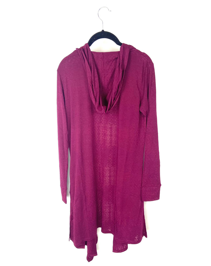 Purple Cardigan Sweater - Size 6/8