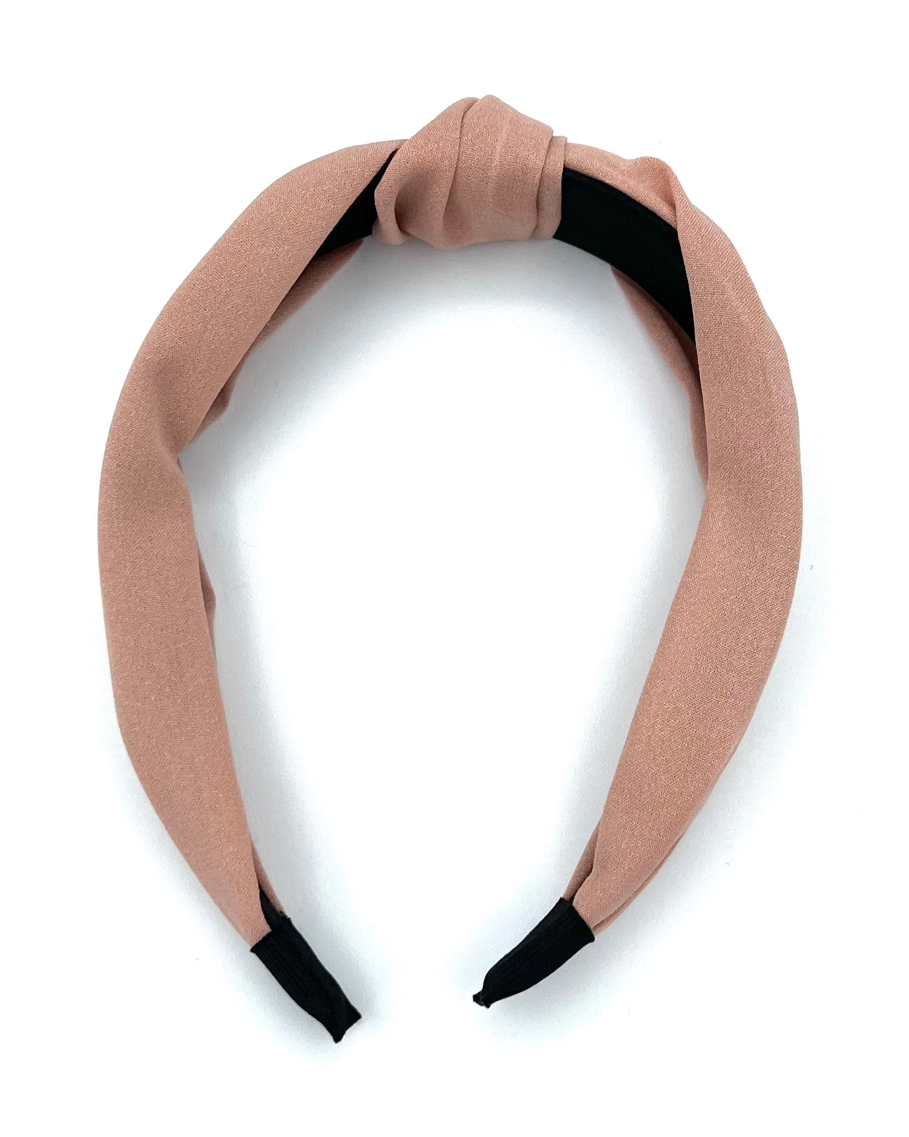 Beautiful !! Knotted Tan and  BlackTextured Headband!! Amazon.com : Deoot 5 Pack Wide Fabric Knotted Headbands for  main image 4