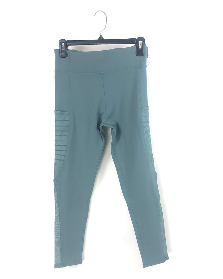 Dark Teal Leggings - Small