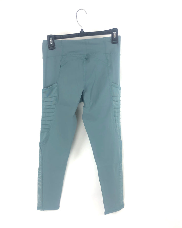 Dark Teal Leggings - Small