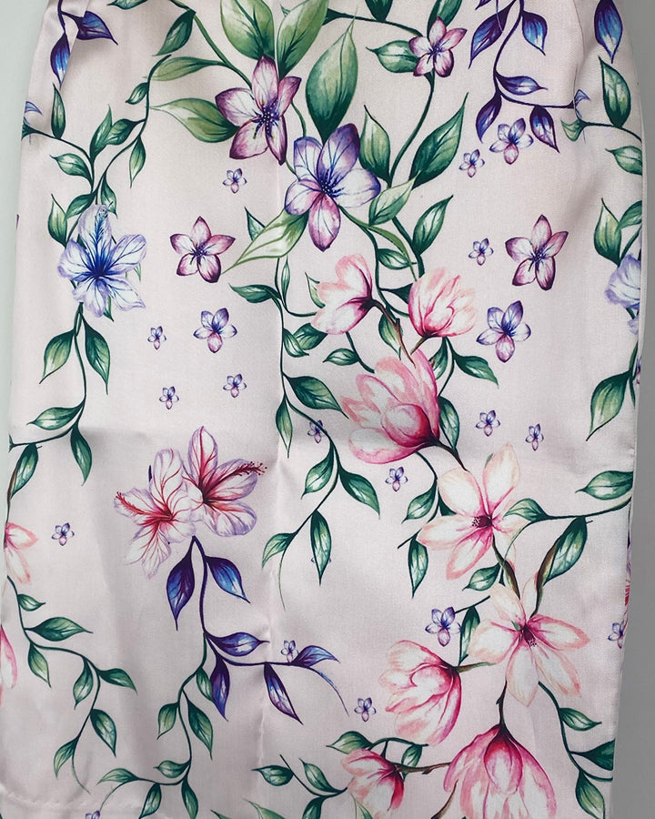 Sleeveless Pink Floral Top - Extra Small