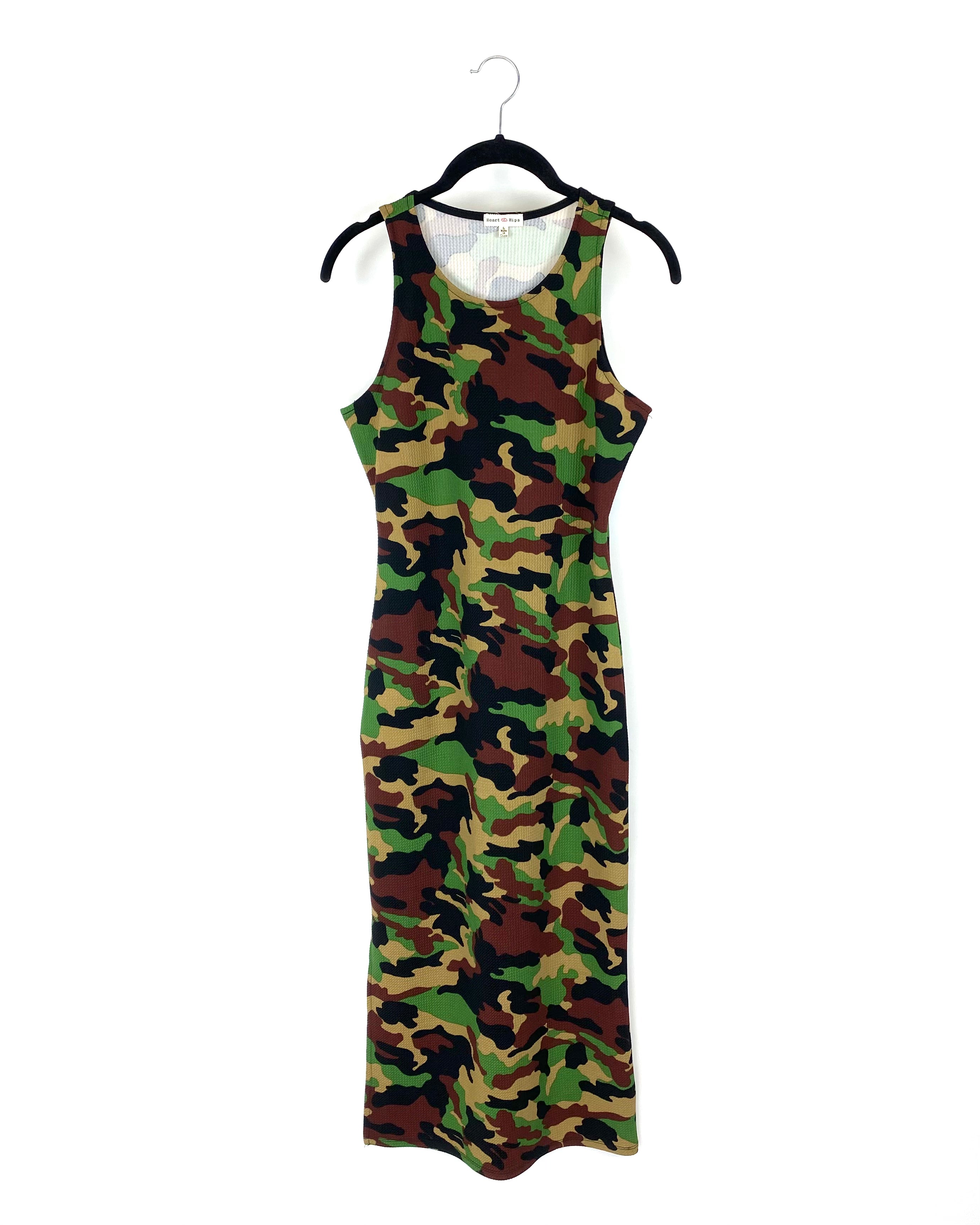 Camouflage Tank Top Dress
