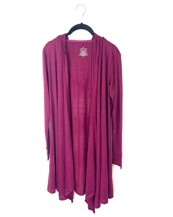 Purple Cardigan Sweater - Size 6/8