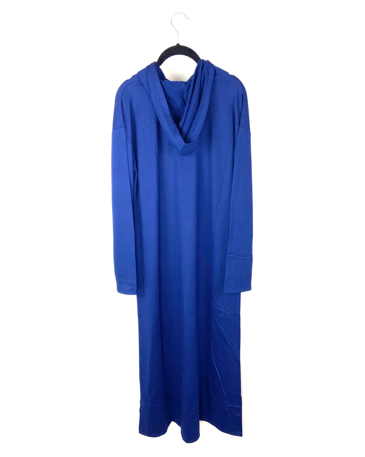 Navy Blue Long Sleeve Lounge Dress - Size 6/8