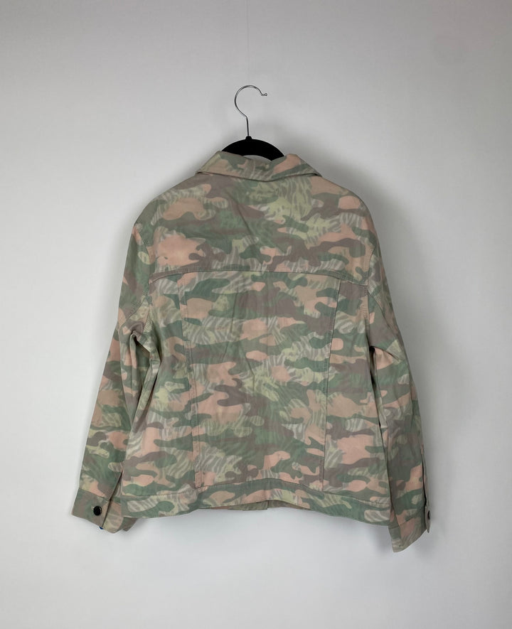 Colorful Camouflage Jacket - Small