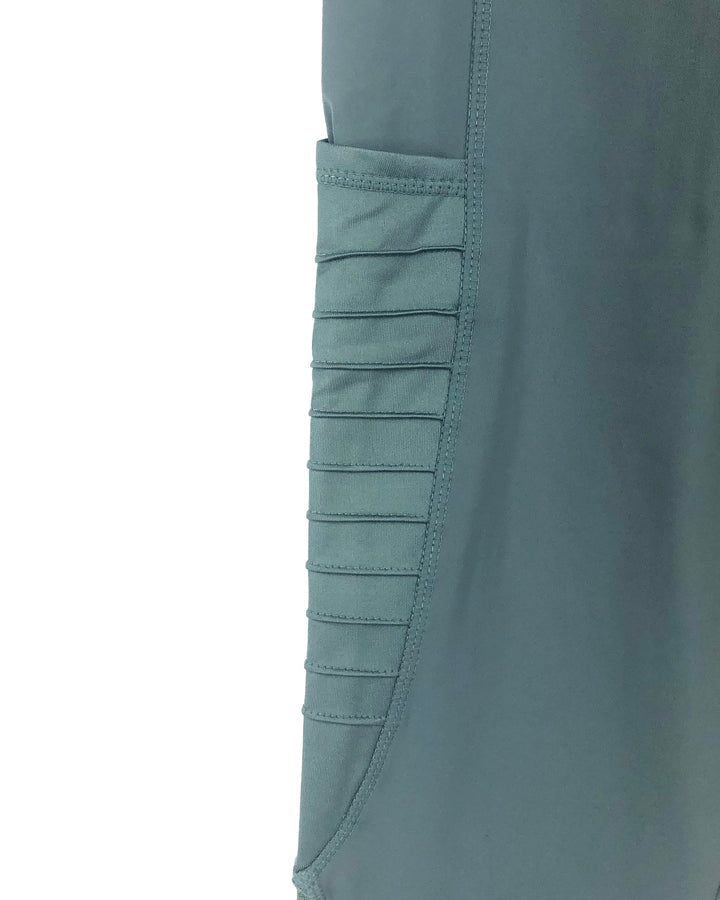 Dark Teal Leggings - Small