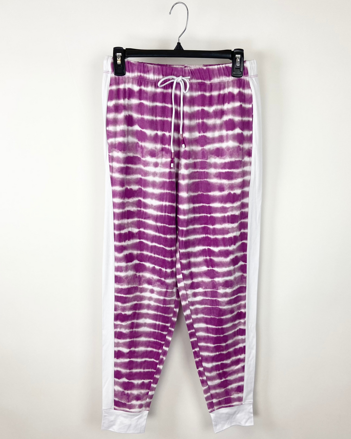 Purple Tie Dye Pajama Pants - Size 6/8