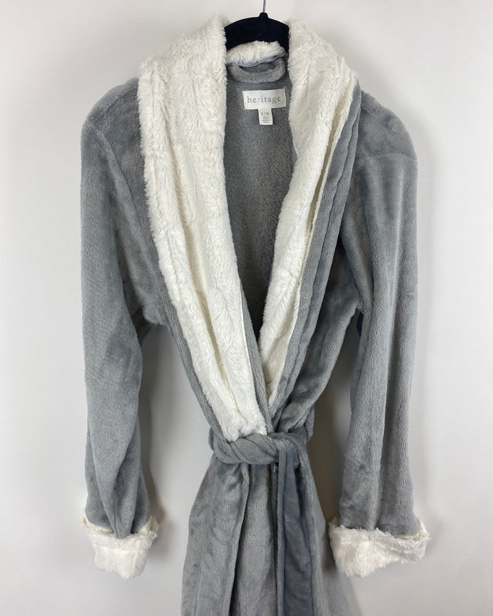 Grey And White Robe - Small