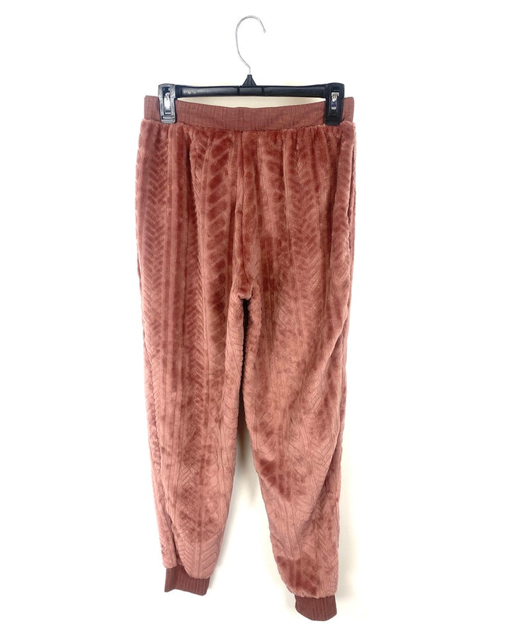 Soft Pink Fleece Pants - Extra Small, Small and 1X