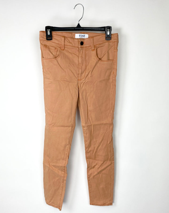 Orange Skinny Pants - Small