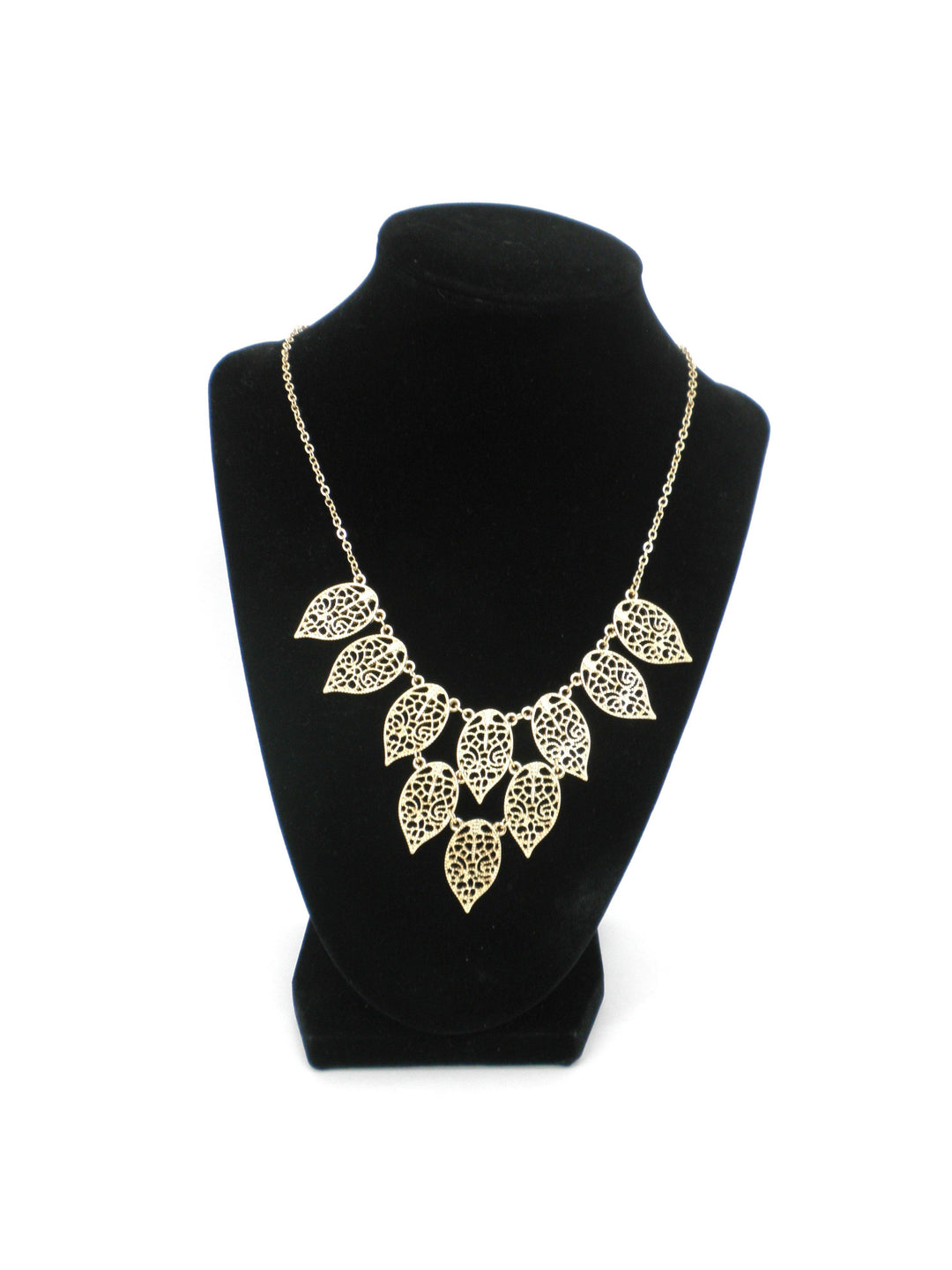 Gold Leaves Necklace - The Fashion Foundation - {{ discount designer}}