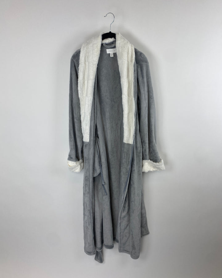Grey And White Robe - Small