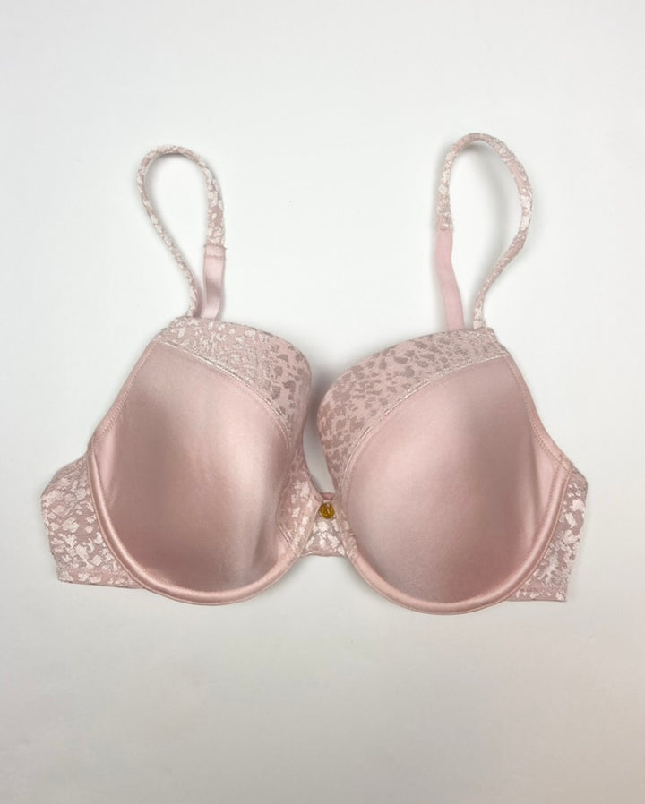 Light Pink Animal Printed Bra - 34D