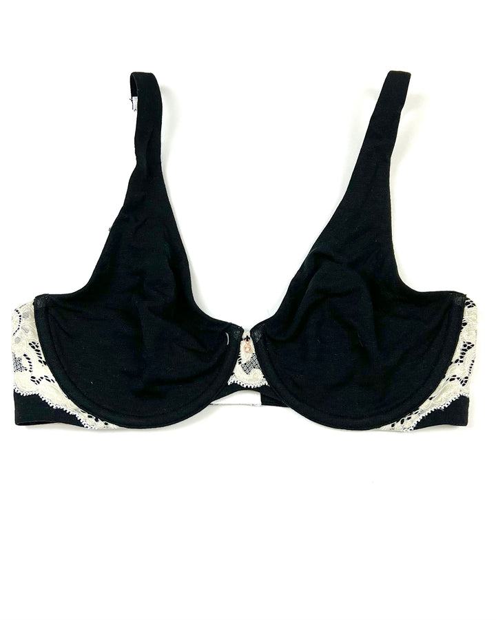 Black And White Lace Bra - 34B