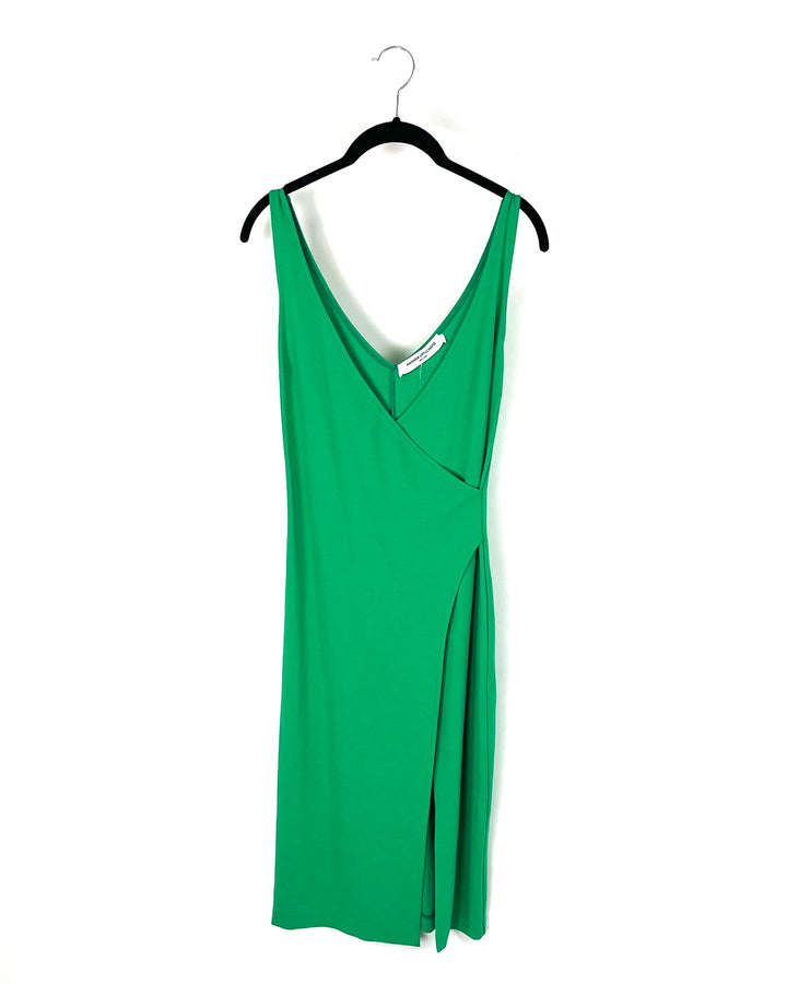 Midi Green Tank Top Dress - Size 4/6