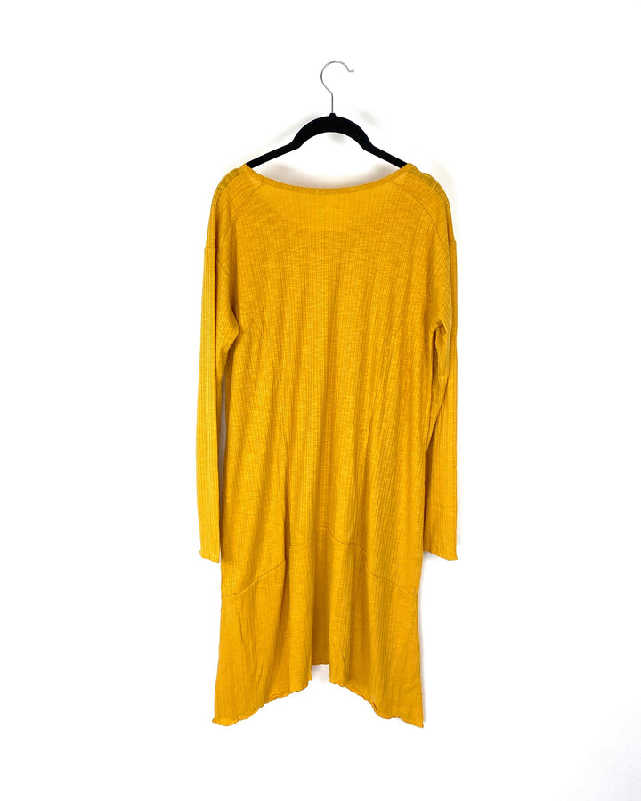 Yellow Ribbed Dress - Size 6/8 and 10/12