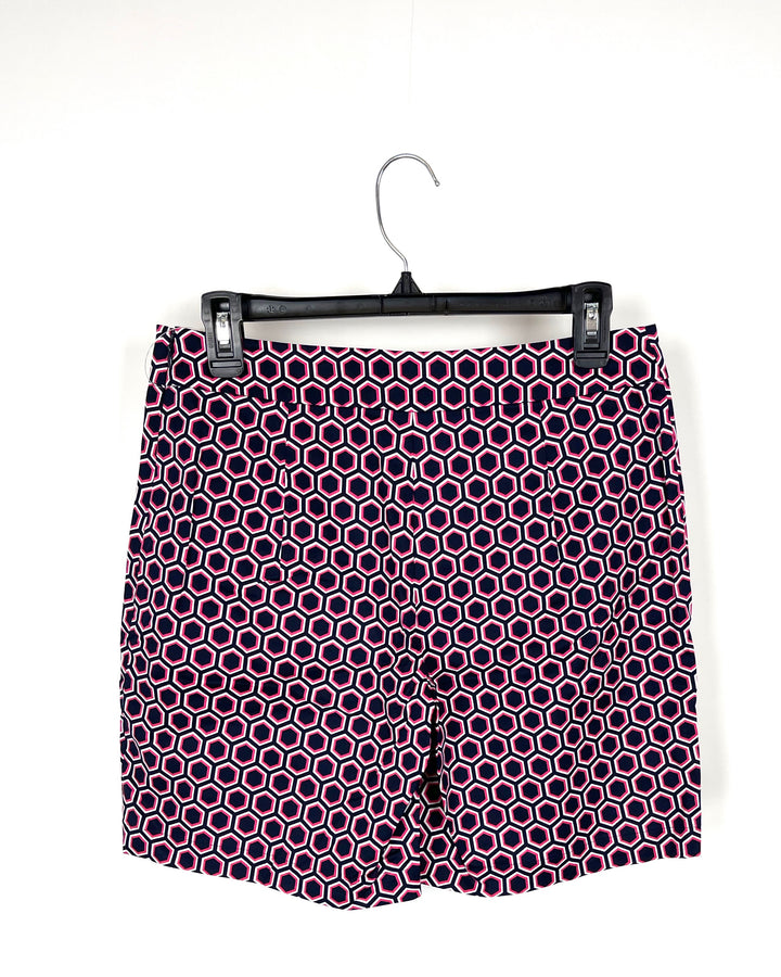 Hexagon Print Skort - Size 4