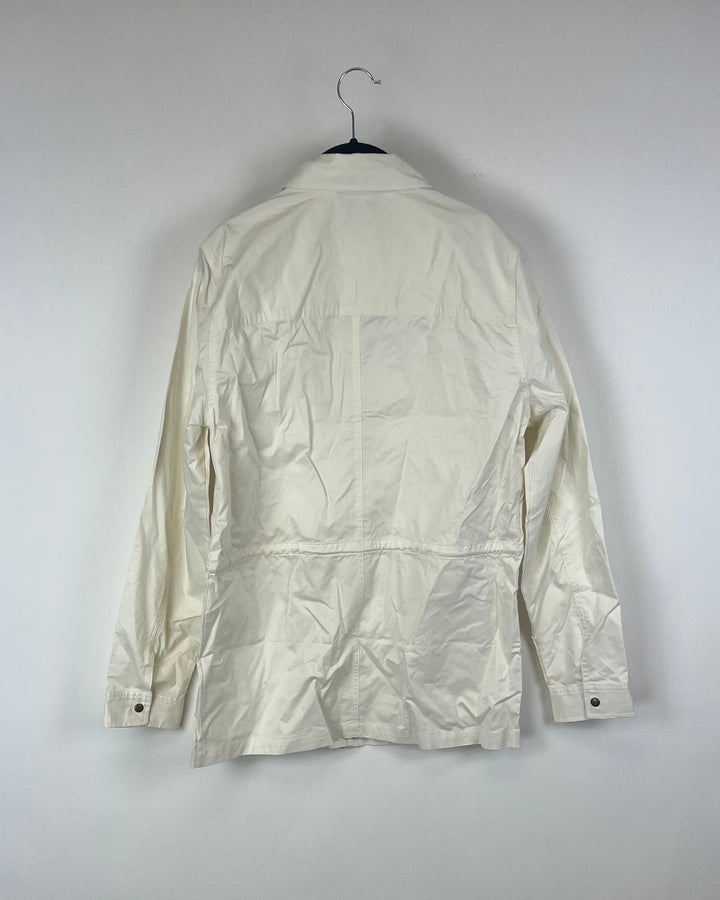 Cream Button Down Jacket - Extra Small - Large