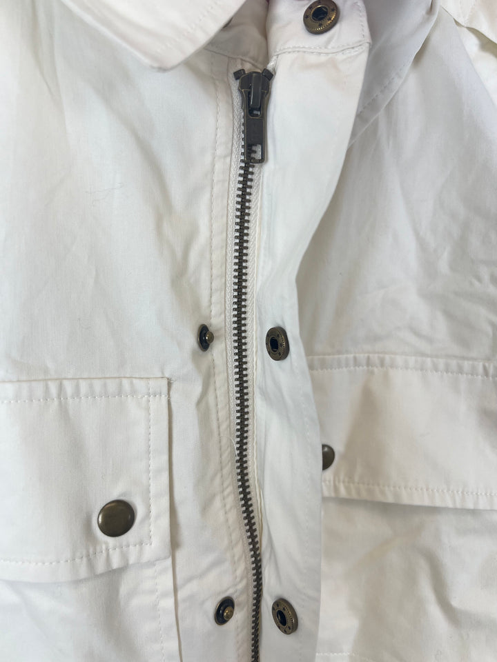 Cream Button Down Jacket - Extra Small - Large