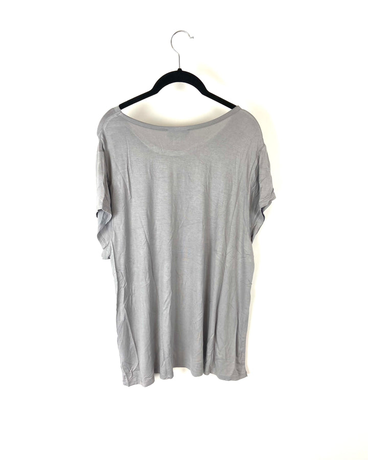 Light Grey T- Shirt - 1X