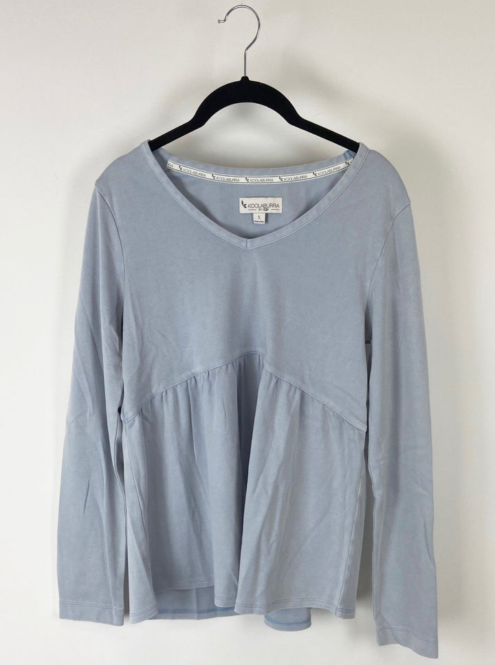 Light Grey Long Sleeve Top - Small