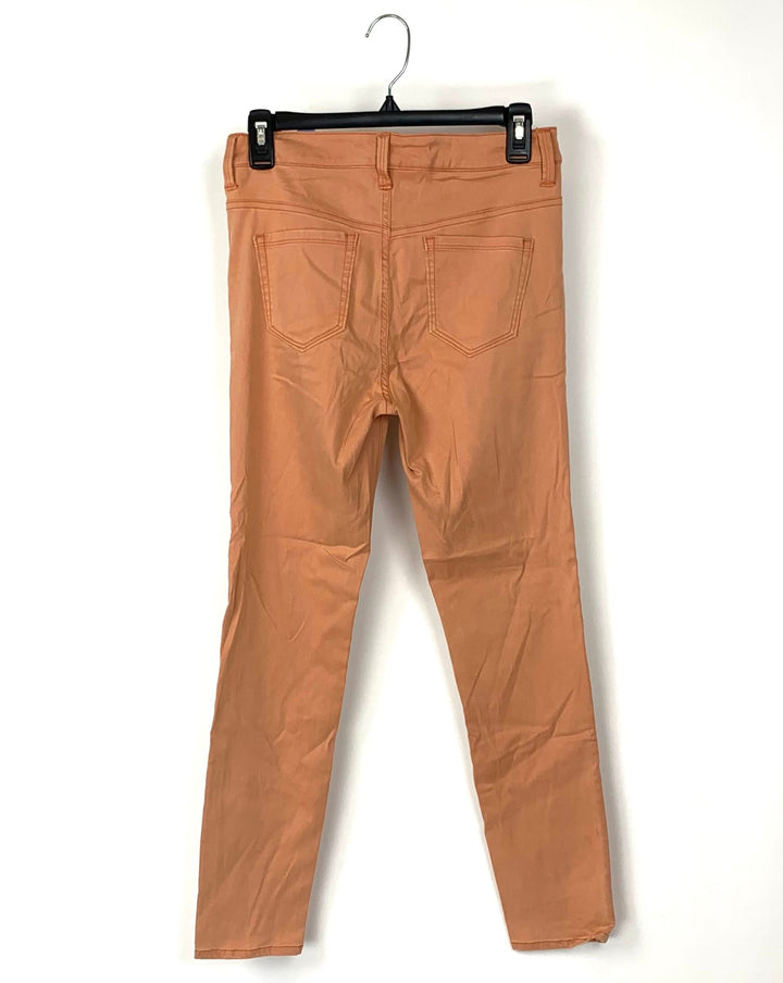 Orange Skinny Pants - Small