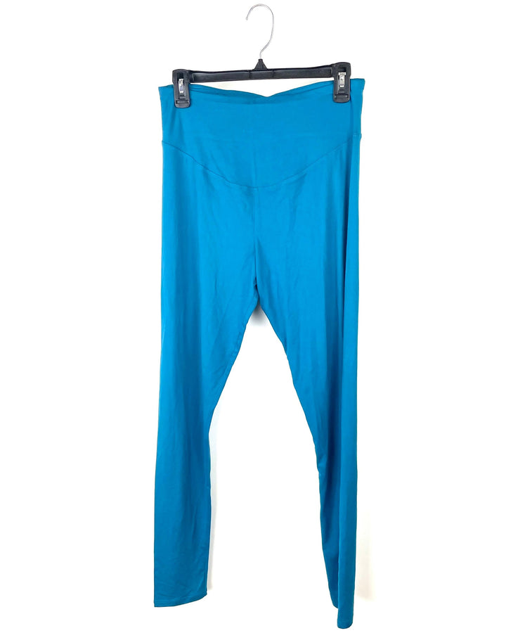 Turquoise Maternity Leggings - Size 10/12