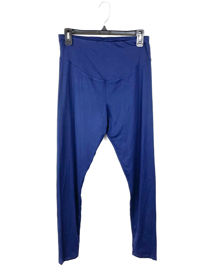 Dark Blue Maternity Leggings - Medium